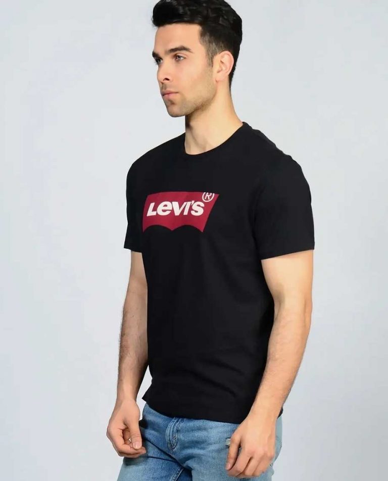 تی شرت مردانه مشکی لیوایز (01)