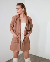 بارونی بژ زنانه ترندیول میلا