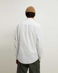 پیراهن سفید تمام نخ مردانه زارا (03)
