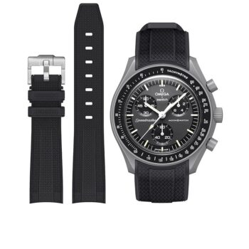 بند سیلیکونی مشکی امگا سواچ omega swatch